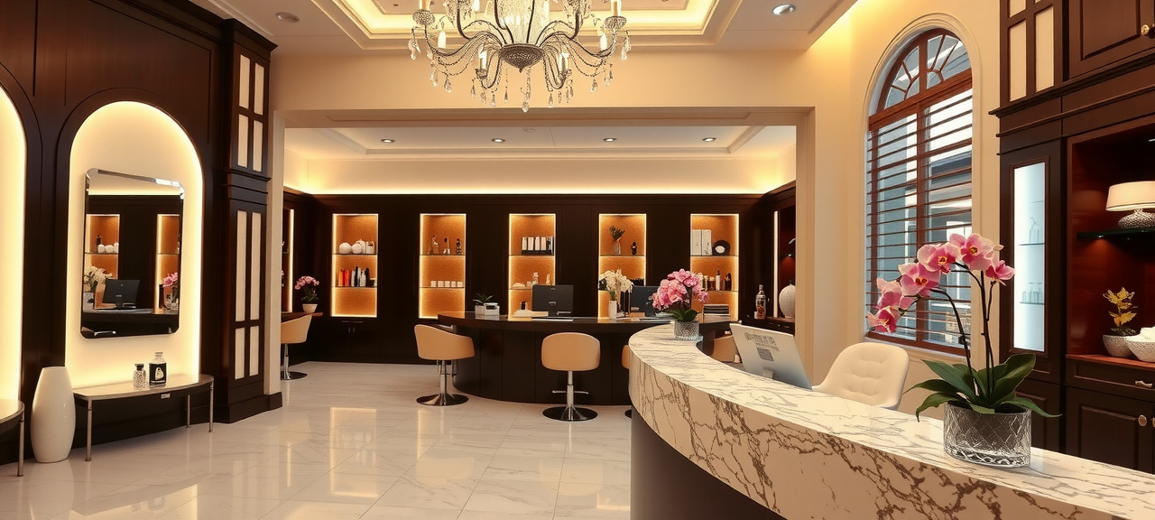 Indulgence Beauty salon reception area